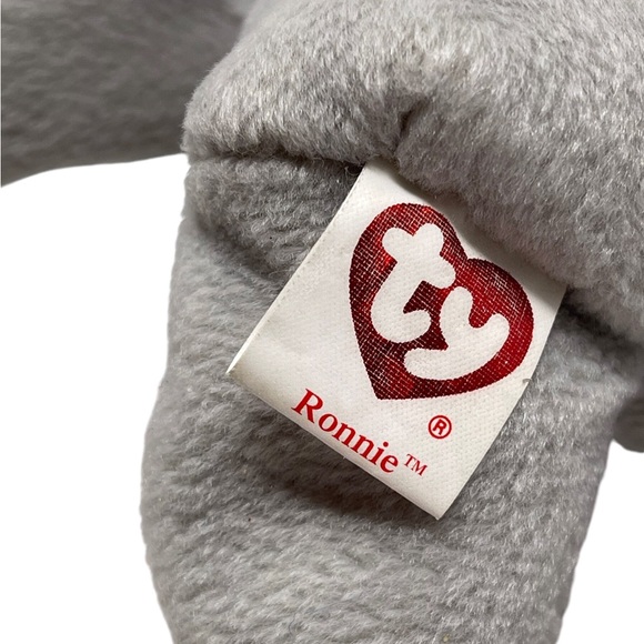 USS Ronald Reagan TY Beenie Baby plush sailor bear “Ronnie” 2003 - Picture 4 of 6